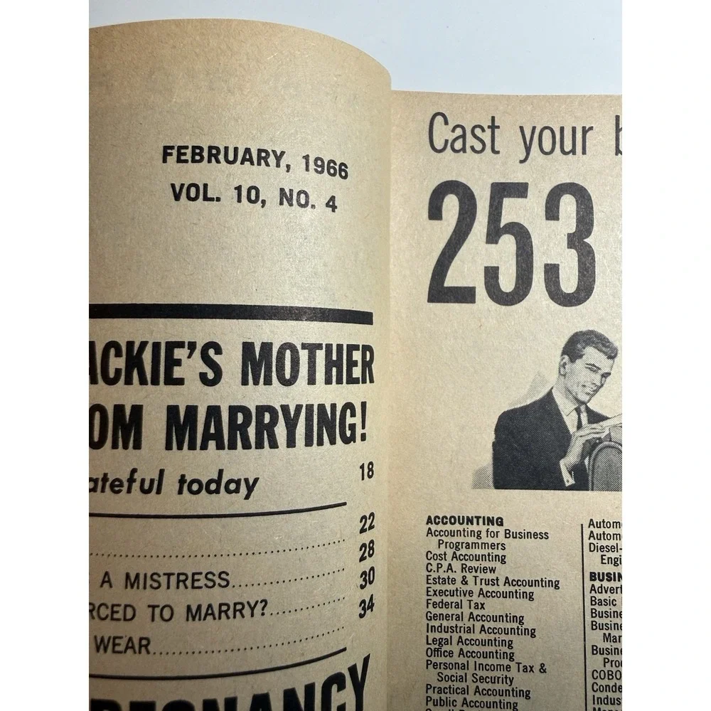 Vintage 1966 Movie Mirror‎ Magazine Liz Taylor Elvis Jackie Kennedy Feb